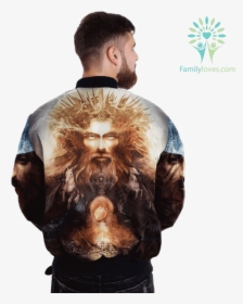 Android Jesus Over Print Jacket %tag Familyloves - Marine Corps Tattoo Military Police, HD Png Download, Transparent PNG
