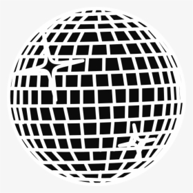 Disco Vector Mirror Ball - Disco Ball Silhouette Png, Transparent Png, Transparent PNG