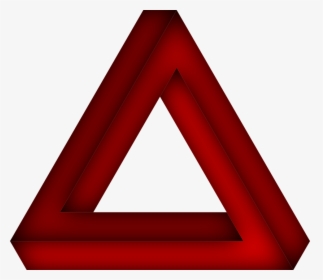 Penrose Triangle, The Impossible Triangle - Треугольник Пенроуза Png, Transparent Png, Transparent PNG