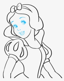 How To Draw Snow White - Snow White Sketch Drawing, HD Png Download, Transparent PNG
