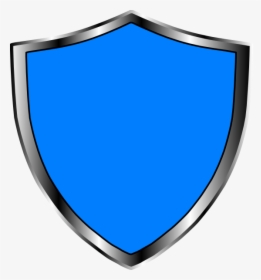 Escudo Azul Clip Art At Clker Com - Blue Transparent Shield Clipart, HD Png Download, Transparent PNG