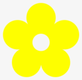 Images Yellow Flowers - Simple Flower Drawing With Color, HD Png Download, Transparent PNG