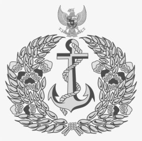 Transparent Garuda Pancasila Png - Indonesian Navy Logo, Png Download, Transparent PNG