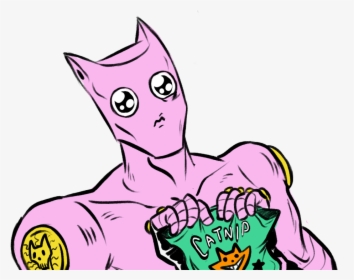 Pink Mammal Fictional Character Vertebrate Nose Cartoon - Killer Queen Cute Jojo, HD Png Download, Transparent PNG