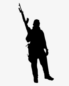 Soldier Png Download - Soldier Silhouette Transparent Background, Png Download, Transparent PNG