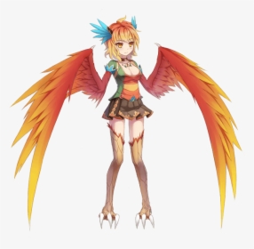 Daily Life With A Monster Girl Wiki - Anime Monster Girl Bird, HD Png Download, Transparent PNG