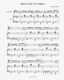 March Of The Toy Soldier Piano Sheet, HD Png Download, Transparent PNG