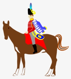 Horse Clipart - Cartoon Men On Horses, HD Png Download, Transparent PNG