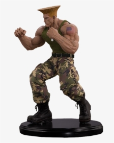 Figurine,toy,action Figure,statue,military Camouflage,army - Guile Belt, HD Png Download, Transparent PNG