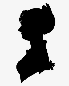Clipart Teacher Silhouette - Old Woman Head Silhouette, HD Png Download, Transparent PNG
