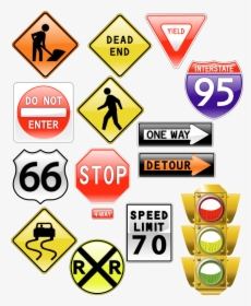 Seales De Trnsito Image - Traffic Light And Signs, HD Png Download, Transparent PNG