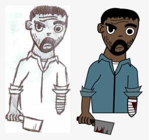 I Drew Lee Everett In The Style Of Scott Pilgrim, And - Sketch, HD Png Download, Transparent PNG