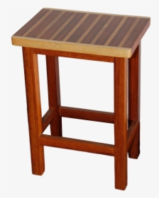 Wood Stool Seat - Outdoor Table, HD Png Download, Transparent PNG