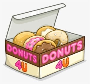 Transparent Box Of Donuts Clipart - Box Of Donut Clip Art, HD Png Download, Transparent PNG