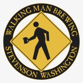 Cookie Cliparts Transparent - Walking Man Brewery Logo, HD Png Download, Transparent PNG