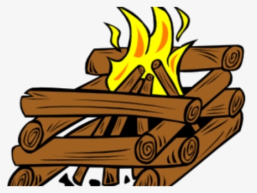 Wood Pile Cliparts - Campfire Clip Art, HD Png Download, Transparent PNG
