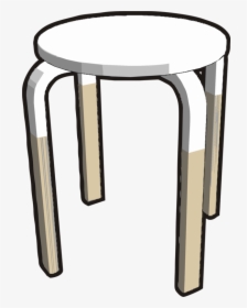 Table Bar Stool Seat Feces - Stool Clipart Black And White, HD Png Download, Transparent PNG