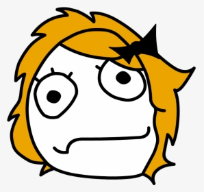 Memes By Zcooger Album - Girl Troll Face Png, Transparent Png, Transparent PNG