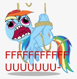 Rainbow Dash Tied Up, HD Png Download, Transparent PNG