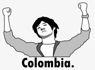 Colombia Rage Face - Illustration, HD Png Download, Transparent PNG