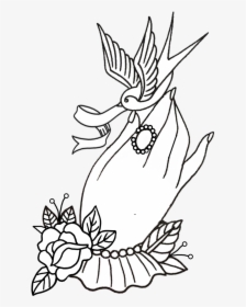 Sparrow Tattoo Png, Transparent Png, Transparent PNG