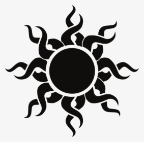 Black Sun Tattoo, HD Png Download, Transparent PNG