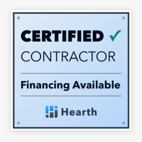 Hearth Financing Certified - Hearth Certified Contractor, HD Png Download, Transparent PNG