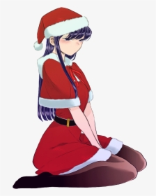 Red Sitting Fictional Character Santa Claus Vision - Komi San Phone Background, HD Png Download, Transparent PNG