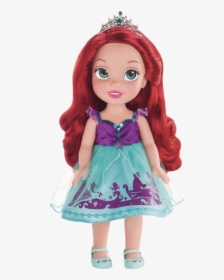 Ariel Doll Png - Disney Princess Ariel Toddler Doll, Transparent Png, Transparent PNG