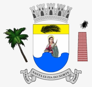 Brasão De Santa Luzia Do Norte - Comuna De San Clemente, HD Png Download, Transparent PNG