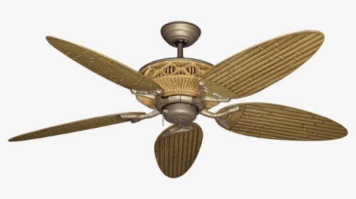 Picture Of Tiki Antique Bronze With - Tiki Ceiling Fan, HD Png Download, Transparent PNG