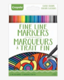 Product Image 43214   							title Crayola® Fine Line - Crayola Fine Line Markers, HD Png Download, Transparent PNG