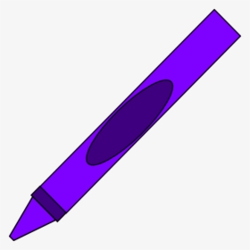 Totetude Crayon Clip Art - Purple Crayon Clip Art, HD Png Download, Transparent PNG