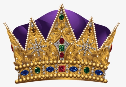 Diamond Crown Png - Crown With Jewels Png, Transparent Png, Transparent PNG