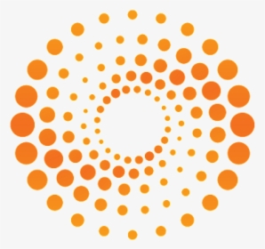 Clip Art Dots Logos - Orange Dots Circle Logo, HD Png Download, Transparent PNG