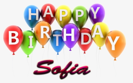 Sofia Happy Birthday Balloons Name Png - Happy Birthday Morgan, Transparent Png, Transparent PNG
