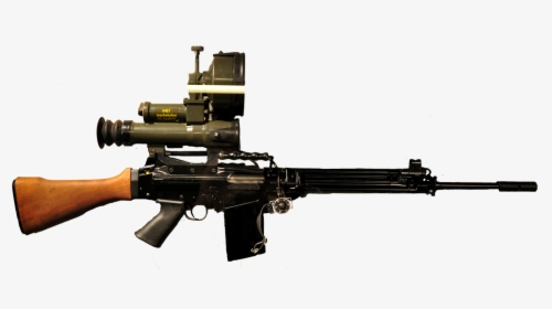 Fn Fal With Infrared Light And Scope - Fn Al, HD Png Download, Transparent PNG