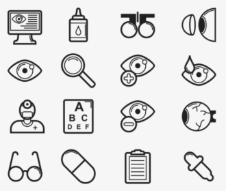Eye Doctor Icons Vector - Objects Of Personal Hygiene, HD Png Download, Transparent PNG