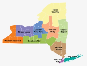 New York Region Map, HD Png Download, Transparent PNG