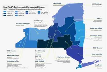 Find Your Regional Food Bank - Economic Development Regions New York State, HD Png Download, Transparent PNG