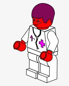 Lego Town Doctor - Lego Doctor Coloring Pages, HD Png Download, Transparent PNG