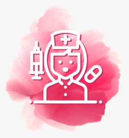 Nurse Doctor Vector Icon, Assistant, Banner, Date Png - Nurse Icon Png Pink, Transparent Png, Transparent PNG