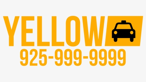 Yellow Cab Tri Valley Logo And Phone Number 925 999 - Taxi Phone Number, HD Png Download, Transparent PNG