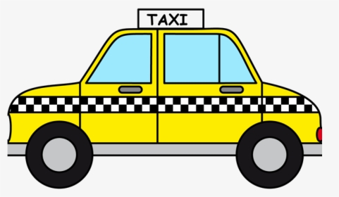 Taxi Clipart Mini Bus - New York Taxi Clipart, HD Png Download, Transparent PNG