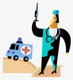 Vector Illustration Of Health Care Professional Doctor, HD Png Download, Transparent PNG