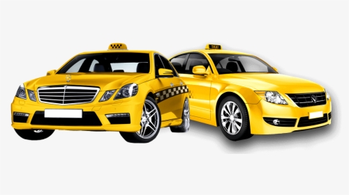 A Picture Of Two Of Our Yellow Taxi Cabs - Такси Png, Transparent Png, Transparent PNG