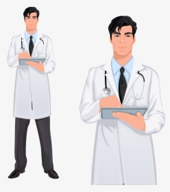 Clip Art Doctor Uniform - Male Doctor Clipart, HD Png Download, Transparent PNG