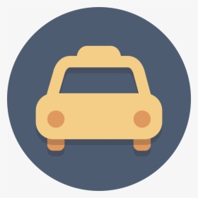 Taxi Icon Circle, HD Png Download, Transparent PNG