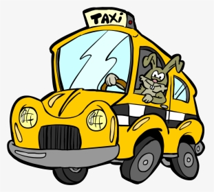 Driver Vector Cab - Taxi Cartoon Png, Transparent Png, Transparent PNG