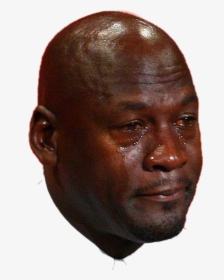 Transparent Crying Jordan Png - Crying Michael Jordan Sticker, Png Download, Transparent PNG
